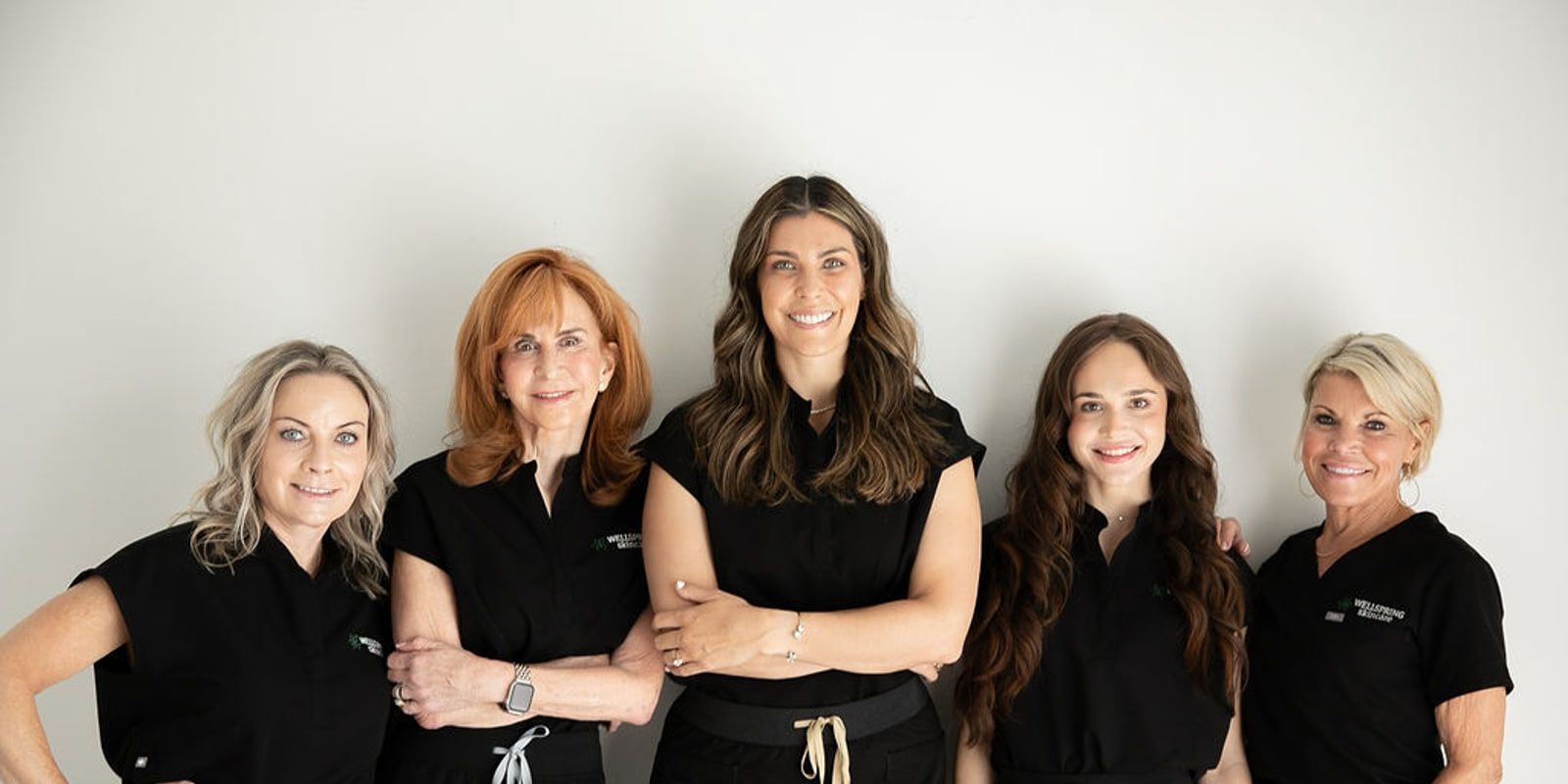 The Wellspring Skincare team in the Roswell studio